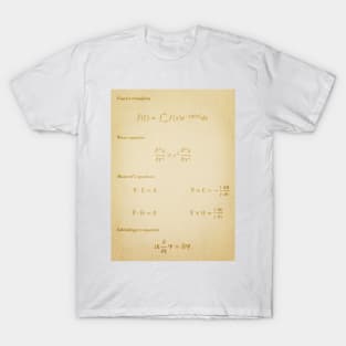 Seven Equations That Rule Your World T-Shirt